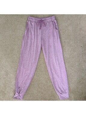Halara Scrunch Butt Joggers Women’s Small Pink Heather High Rise Athletic Pants
